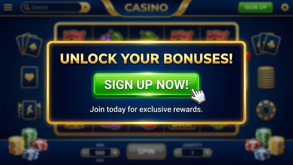 Registrering med bonus